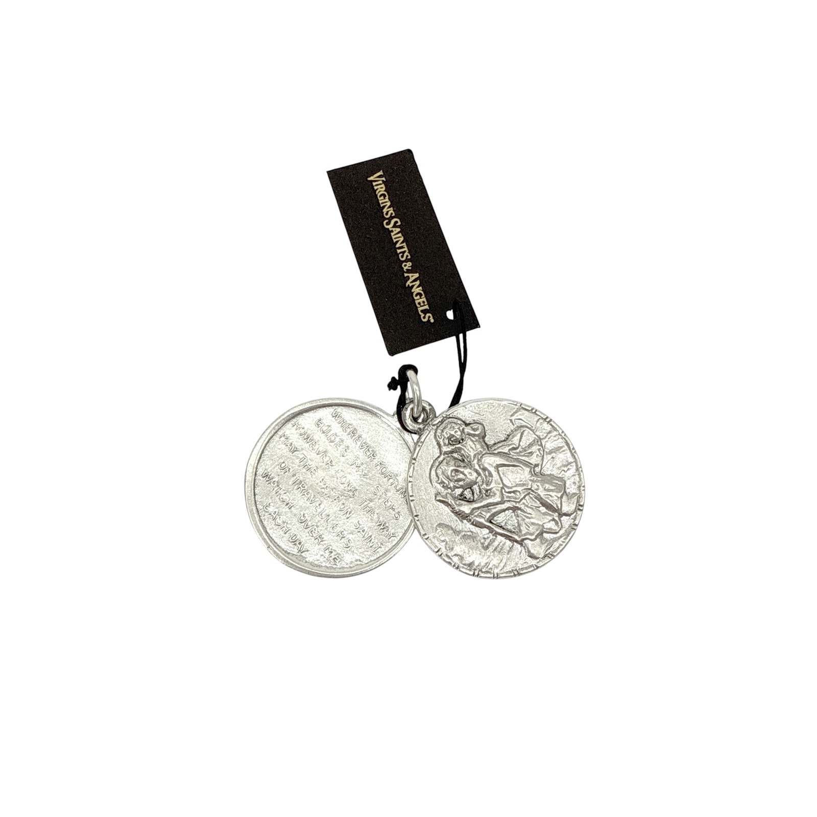 Virgins Saints & Angels Vsa Saint Christopher Locket In Silver — image 4 of 8